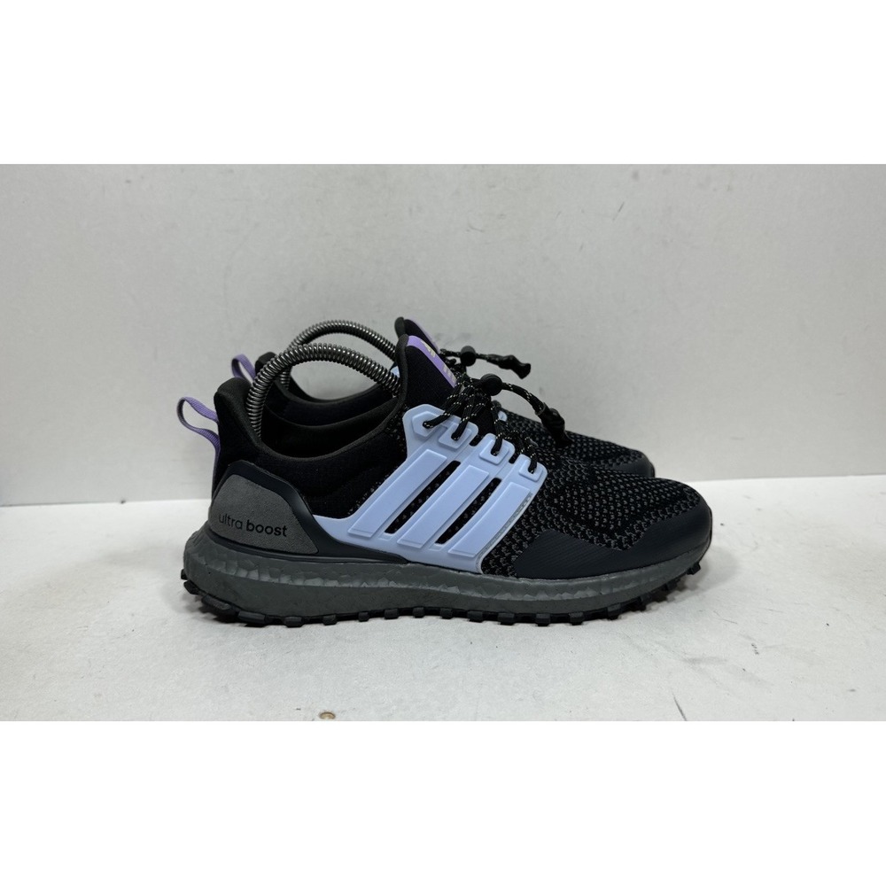 Adidas Ultraboost 1.0 Black Blue Dawn Shoes Women's Size 7 ID9640 Sneakers
